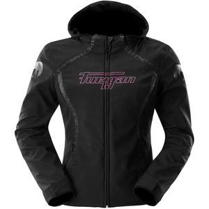 Veste de moto pour femme Furygan Skye, noir et rose