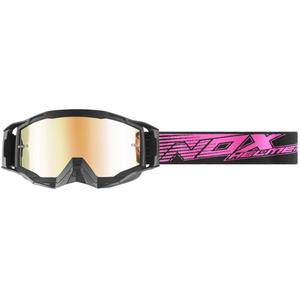 Lunettes de motocross NOX Spectre noir-rose