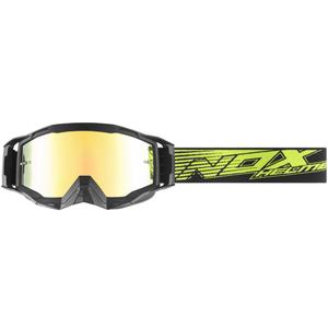 Lunettes de motocross NOX Spectre noir-jaune