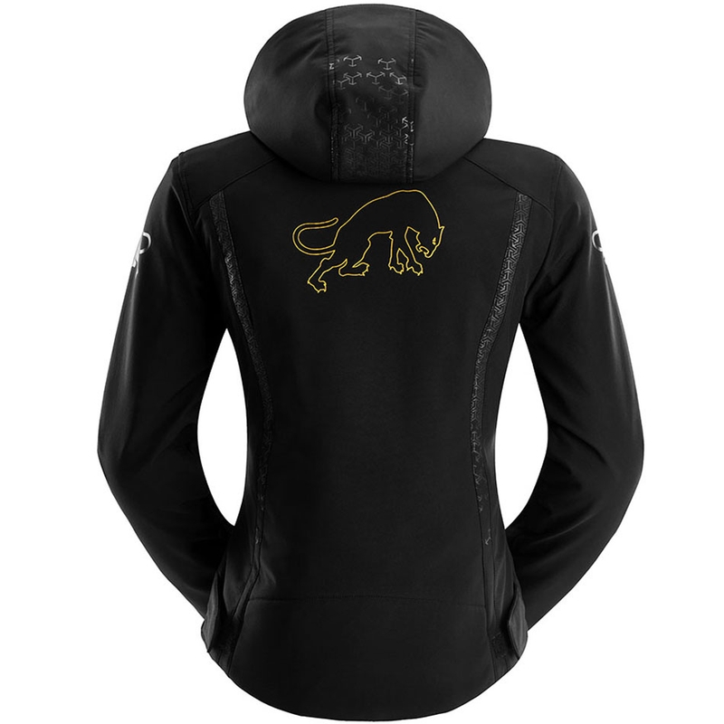 Veste de moto femme Furygan Skye noir et or
