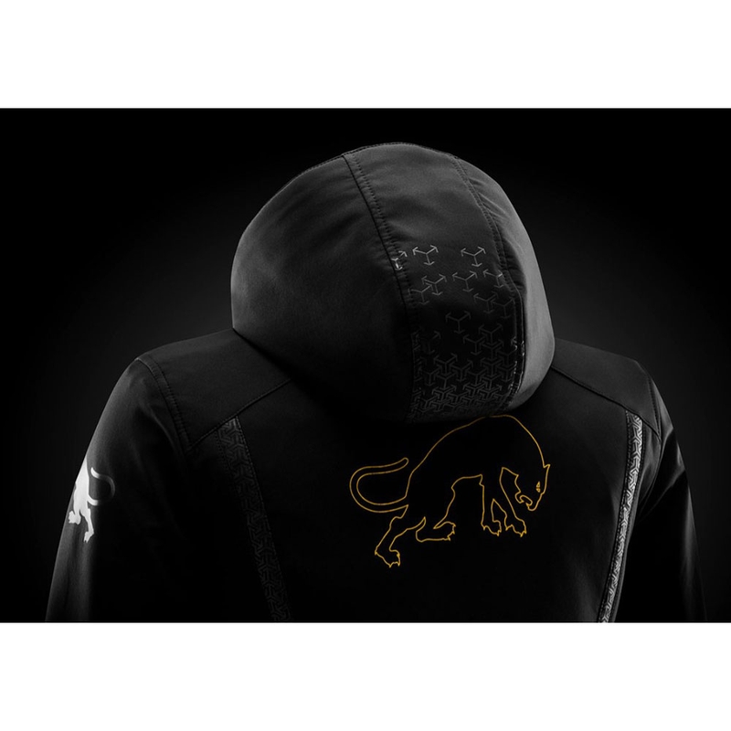 Veste de moto femme Furygan Skye noir et or