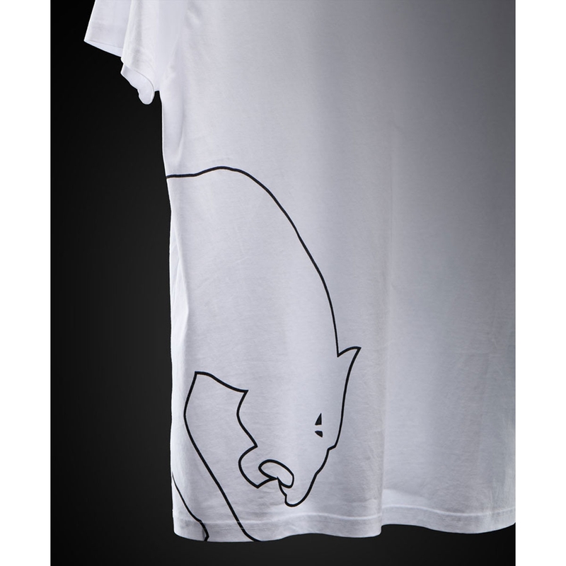 T-shirt Furygan Rage blanc et noir