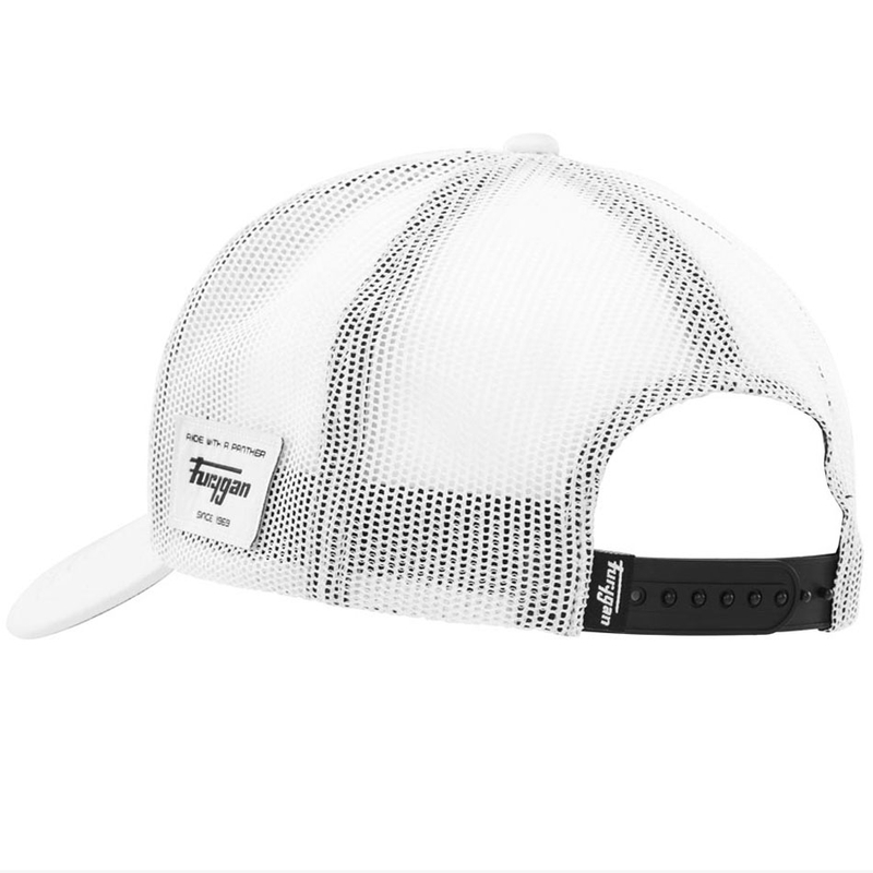Casquette Furygan Trucker Rage blanche et noire