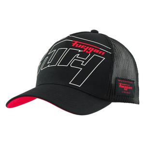 Casquette Furygan Trucker Rage noire-blanche-rouge