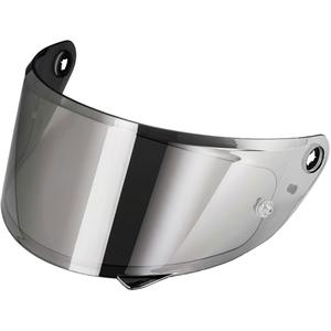 Visière chromée avec prédisposition Pinlock pour casques de moto NOX N402