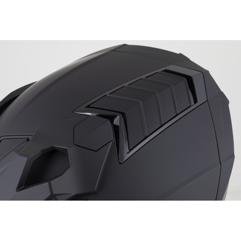 Casque de moto enduro ZED XD1 noir mat-rouge