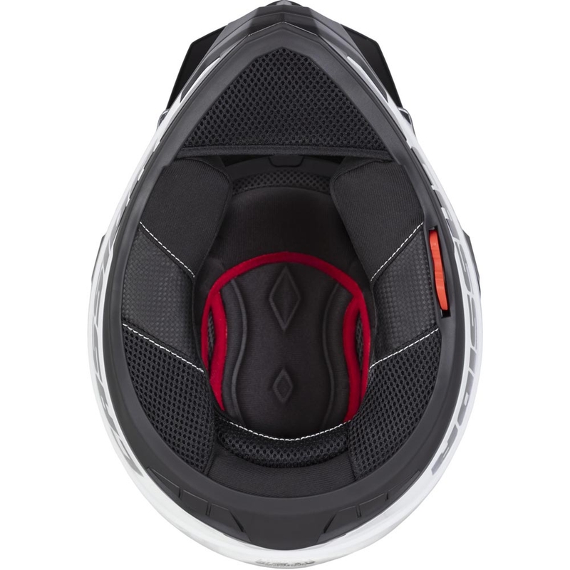 Casque de moto enduro Cassida Tour 2.0 Crew noir mat-vert foncé
