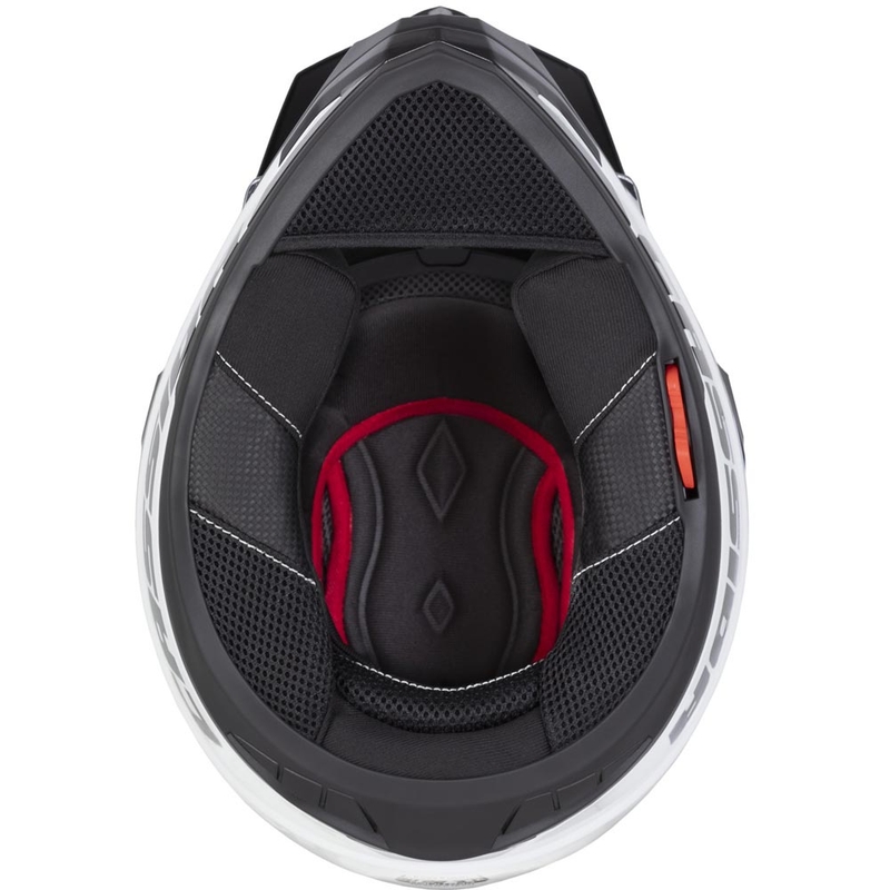 Casque de moto enduro Cassida Tour 2.0 Crew noir mat-bleu