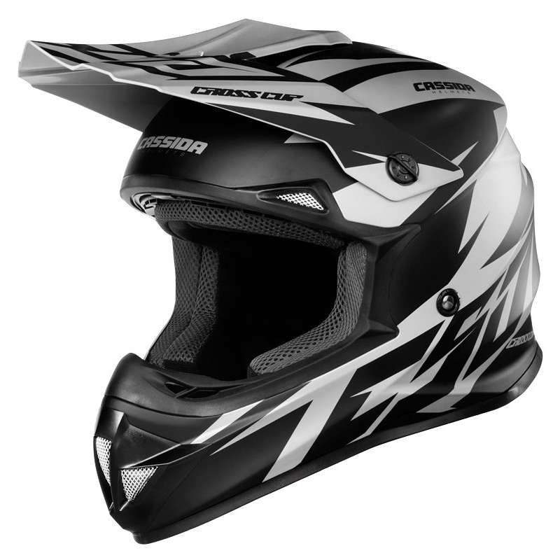 Casque de motocross Cassida Cross Cup Two noir-gris