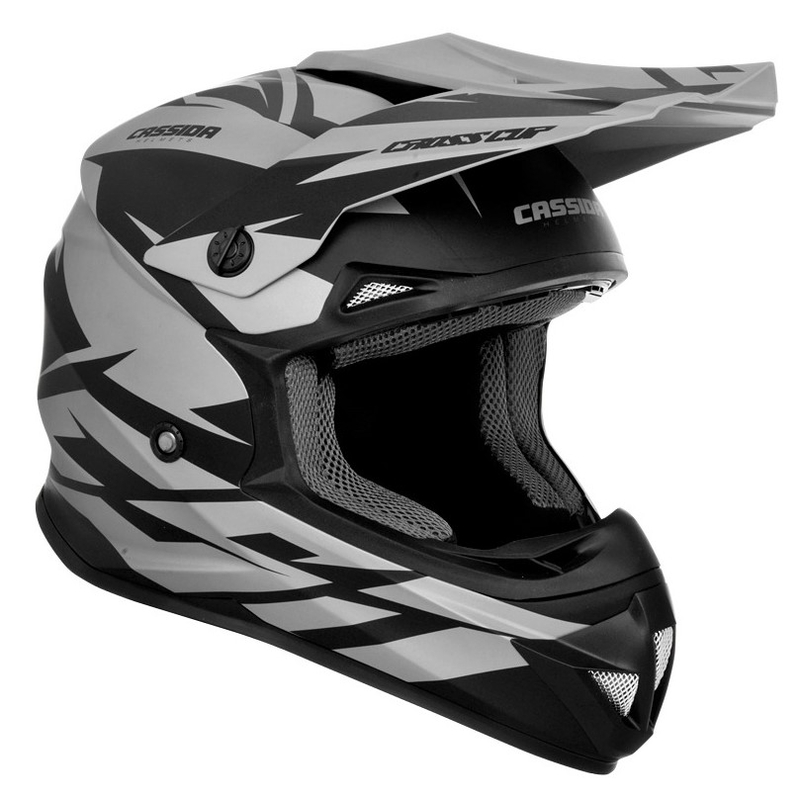 Casque de motocross Cassida Cross Cup Two noir-gris