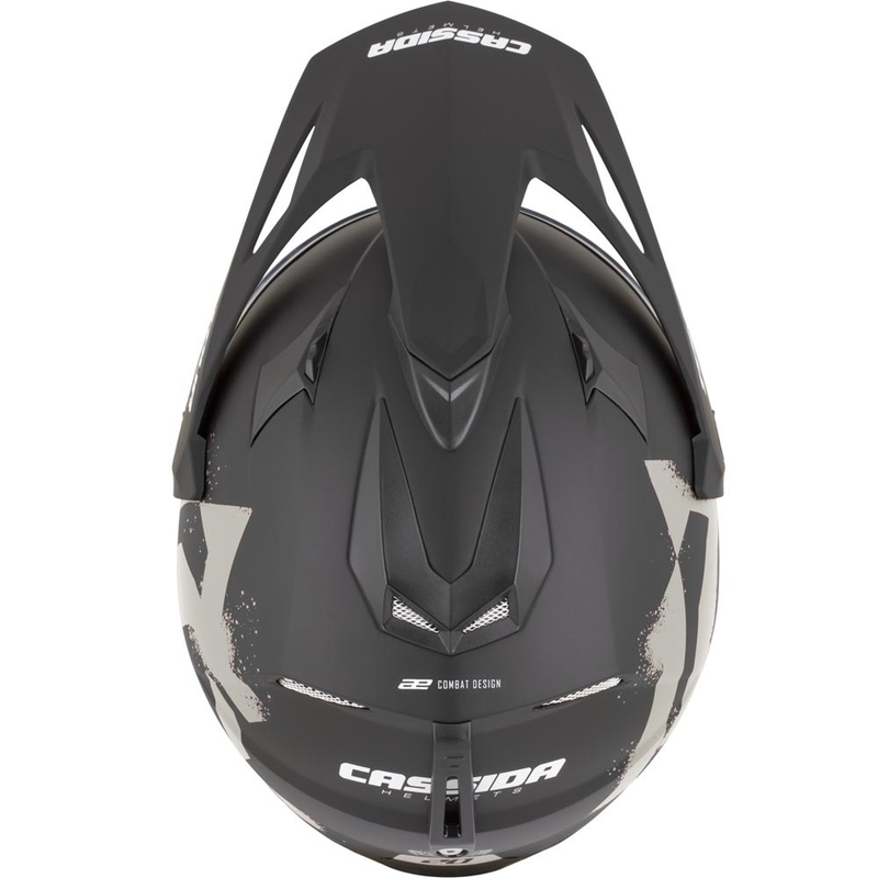 Casque de moto enduro Cassida Tour 2.0 Crew noir mat sable