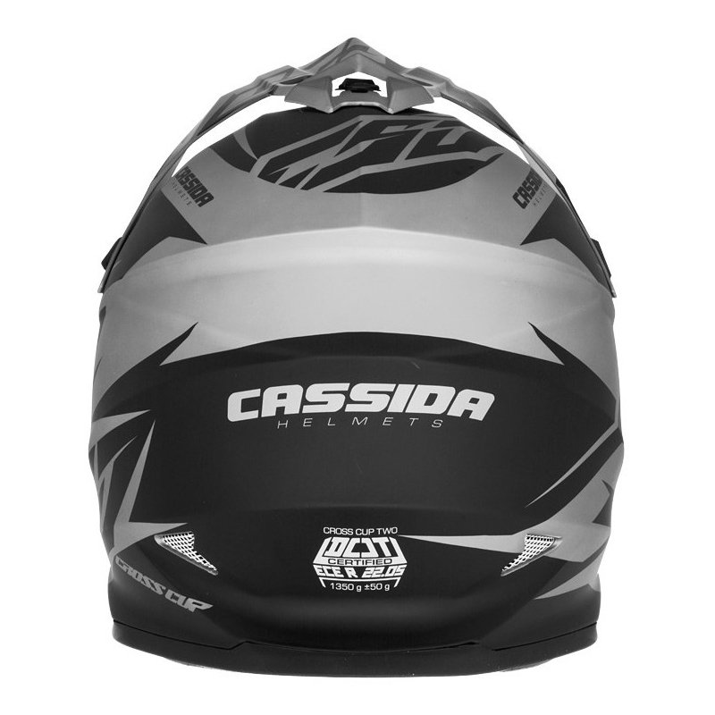 Casque de motocross Cassida Cross Cup Two noir-gris
