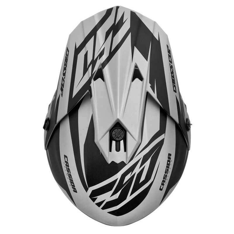 Casque de motocross Cassida Cross Cup Two noir-gris