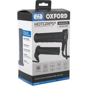Poignées chauffantes Oxford HotGrips Advanced Integrated Adventure noires