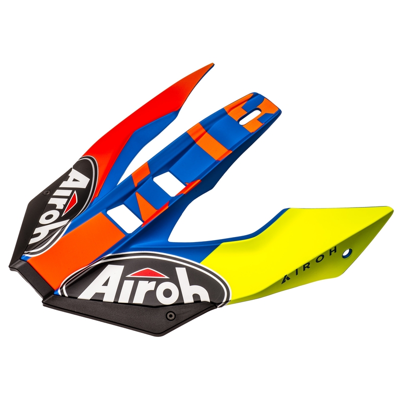 Visière pour casques de moto Airoh Twist 2.0 Lift cyan mat