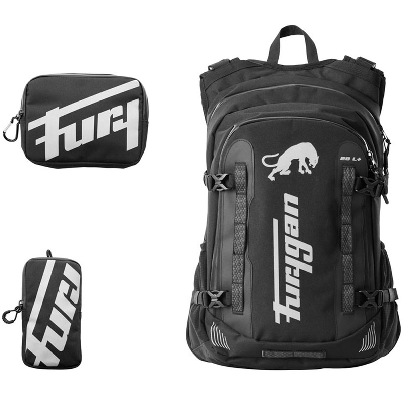 Sac à dos Furygan ADV 28L+ noir et blanc