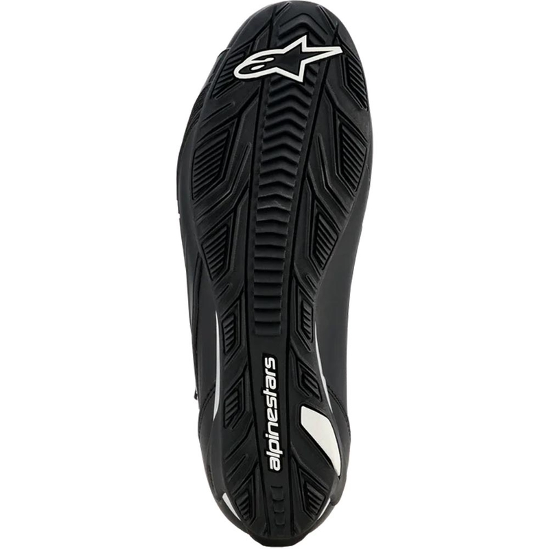 Bottes de moto Alpinestars Stella Faster-4 Drystar pour femme, noir et argent