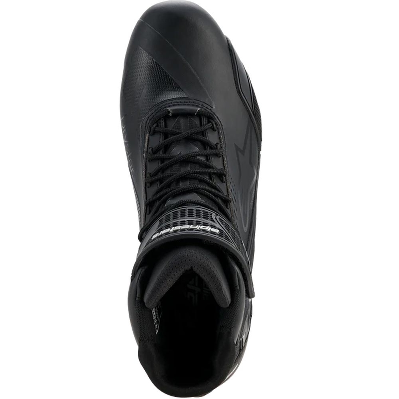 Bottes de moto Alpinestars Stella Faster-4 Drystar pour femme, noir et argent