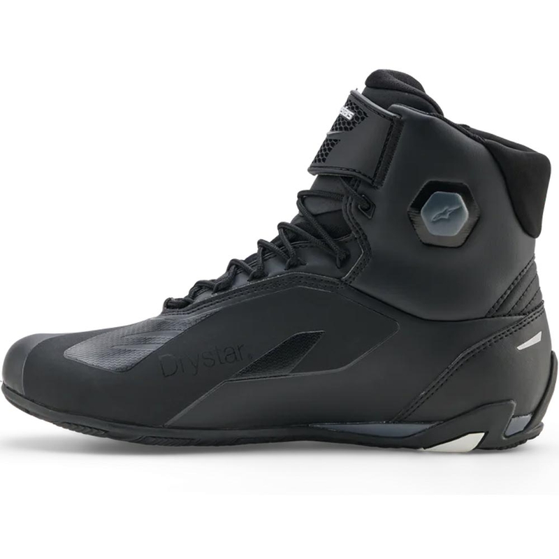 Bottes de moto Alpinestars Faster-4 Drystar noir-gris foncé-blanc