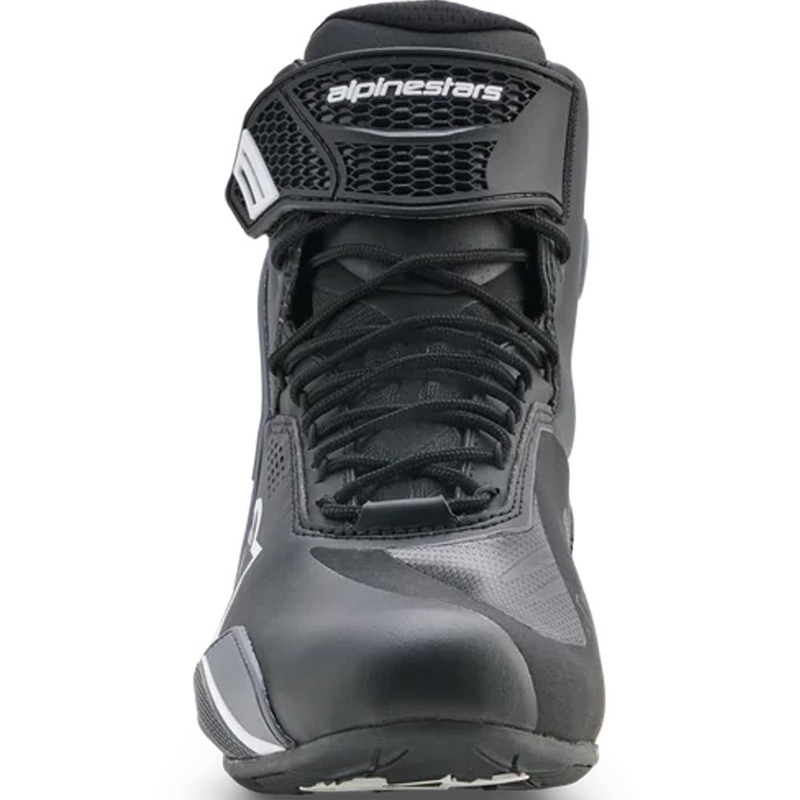 Bottes de moto Alpinestars Faster-4 Drystar noir-gris foncé-blanc