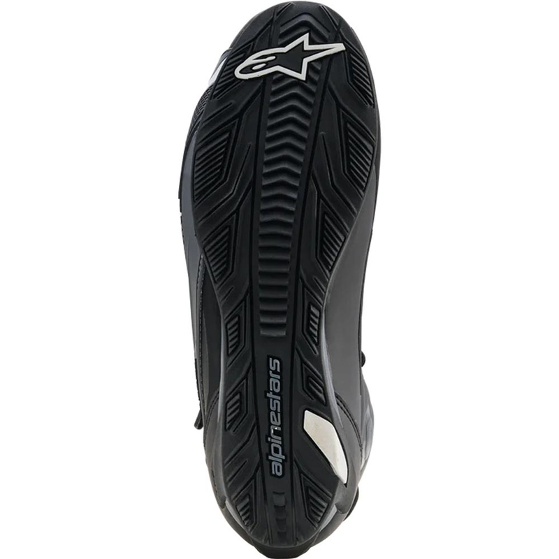 Bottes de moto Alpinestars Faster-4 Drystar noir-gris foncé-blanc