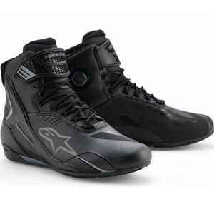 Bottes de moto Alpinestars Faster-4 Drystar noir-gris foncé