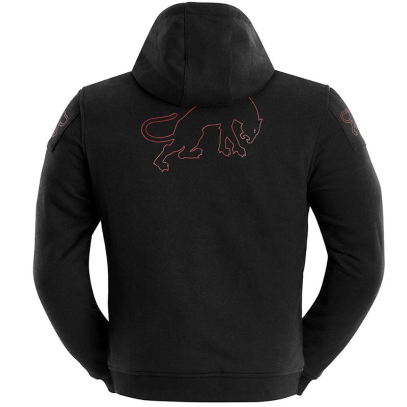 Blouson de moto Furygan Livio X Kevlar® noir et rouge