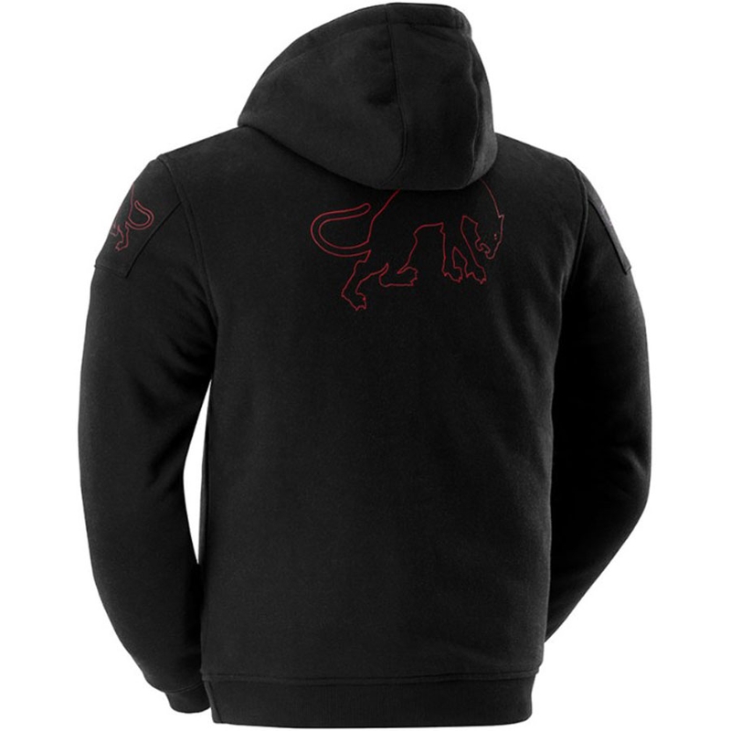 Blouson de moto Furygan Livio X Kevlar® noir et rouge