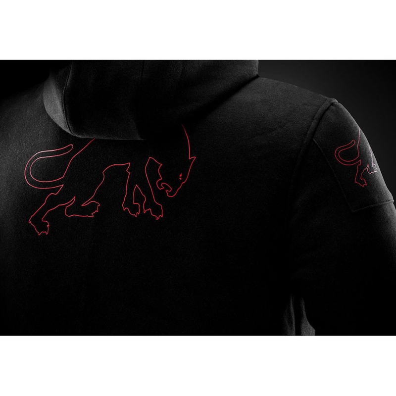 Blouson de moto Furygan Livio X Kevlar® noir et rouge