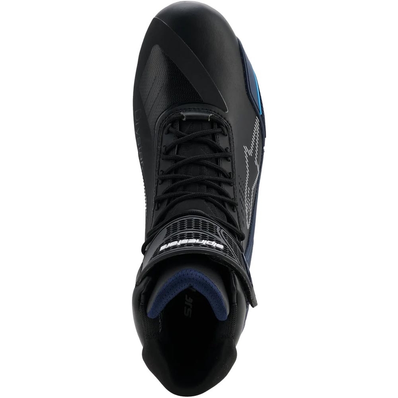 Bottes de moto Alpinestars Faster-4 Drystar noir-bleu-blanc