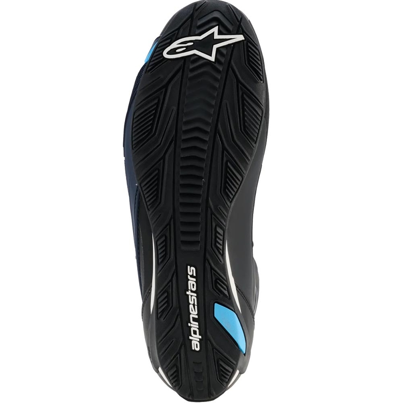 Bottes de moto Alpinestars Faster-4 Drystar noir-bleu-blanc