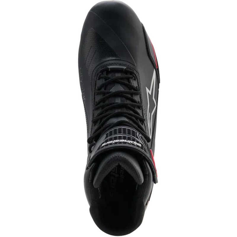 Bottes de moto Alpinestars Stella Faster-4 Drystar pour femmes, noir-gris-rouge