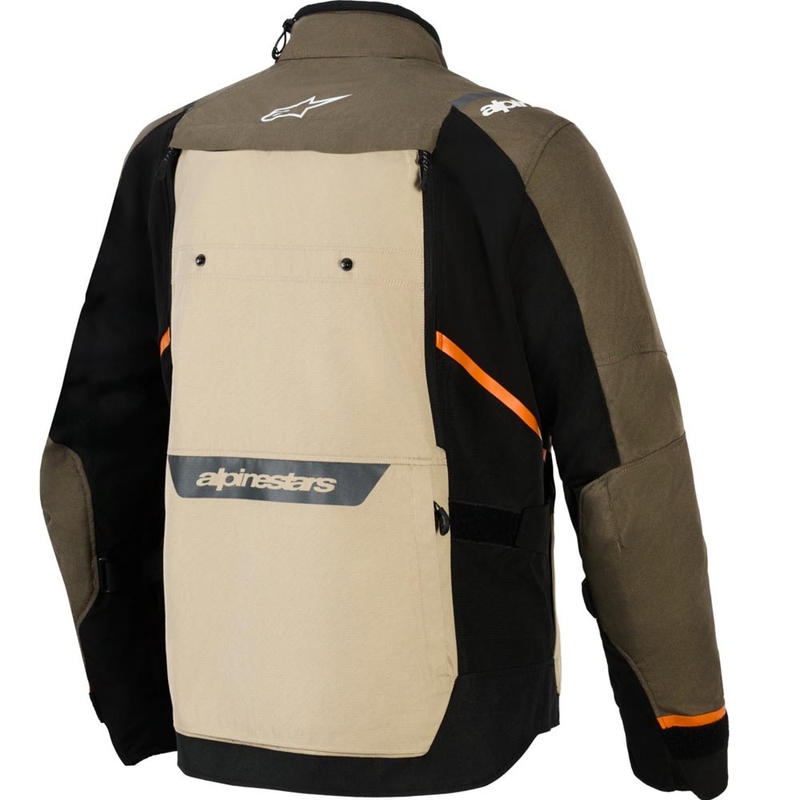 Blouson de moto Alpinestars Cusco Drystar marron-noir