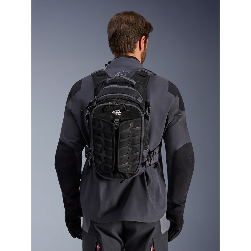 Sac à dos moto Alpinestars AT-15 noir-gris 15 l