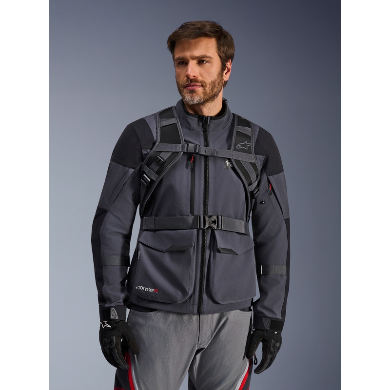 Sac à dos moto Alpinestars AT-15 noir-gris 15 l