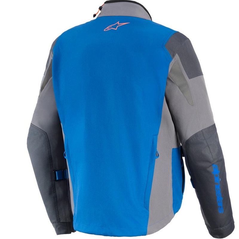 Blouson de moto Alpinestars Maxdura Drystar XF bleu-gris foncé