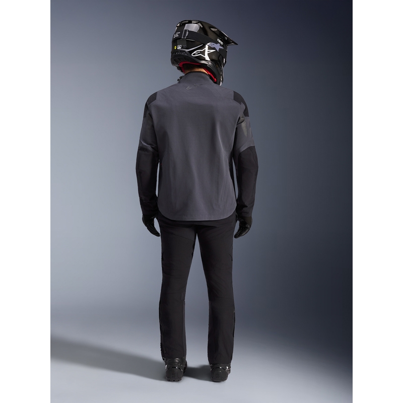 Blouson de moto Alpinestars Maxdura Drystar XF gris foncé-noir