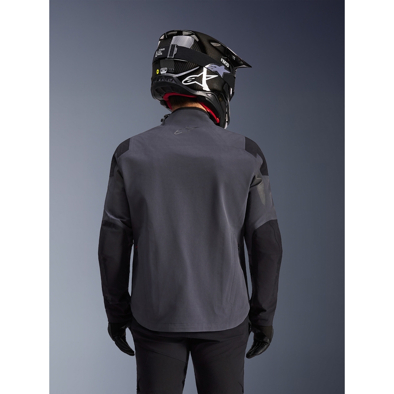 Blouson de moto Alpinestars Maxdura Drystar XF gris foncé-noir