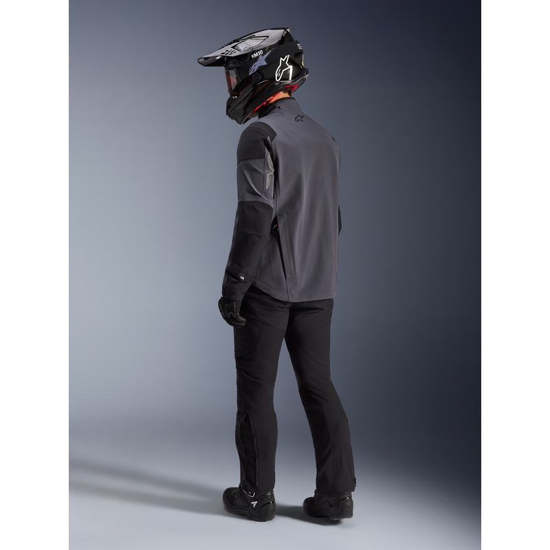 Blouson de moto Alpinestars Maxdura Drystar XF gris foncé-noir