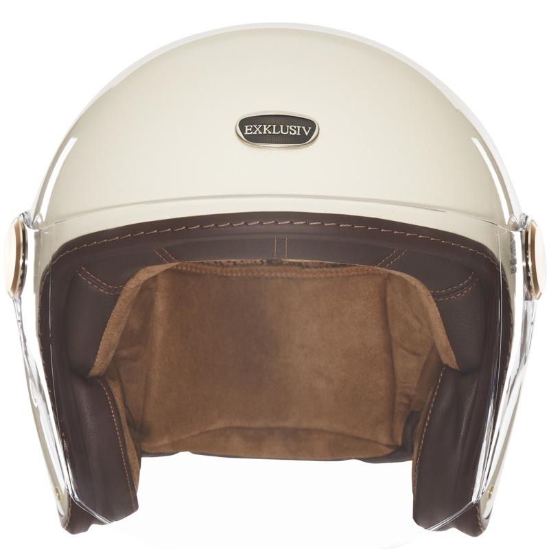 Casque moto ouvert NOX Exklusiv Kulte 2 beige