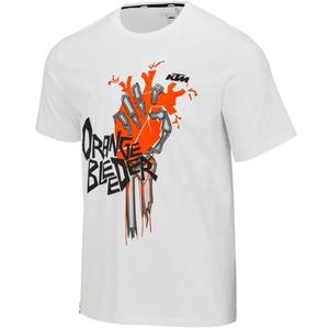 T-shirt blanc KTM Orange Bleeder