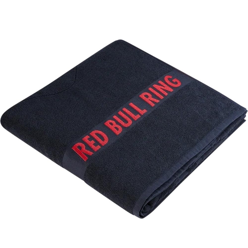 Serviette de douche Red Bull Racing Circuit bleu foncé