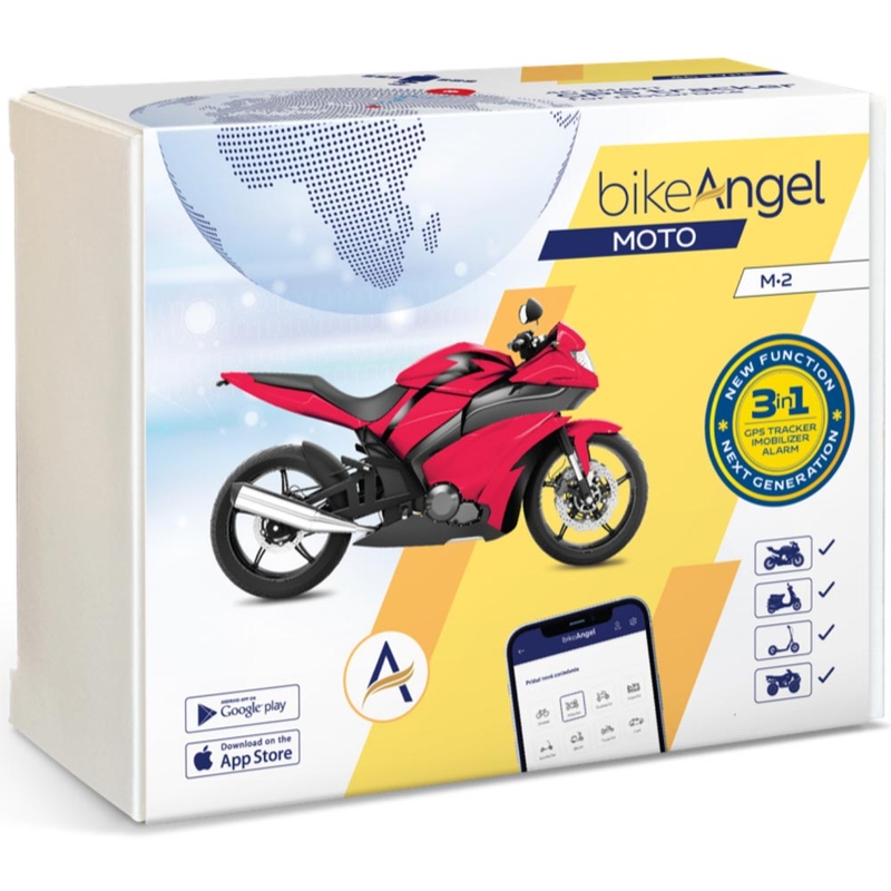 Localisateur GPS et alarme moto avec application BIKEANGEL MOTO - Europe Plus