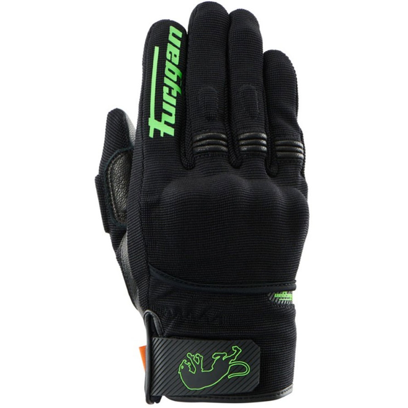 Gants de moto Furygan Jet D3O Evo noir-vert