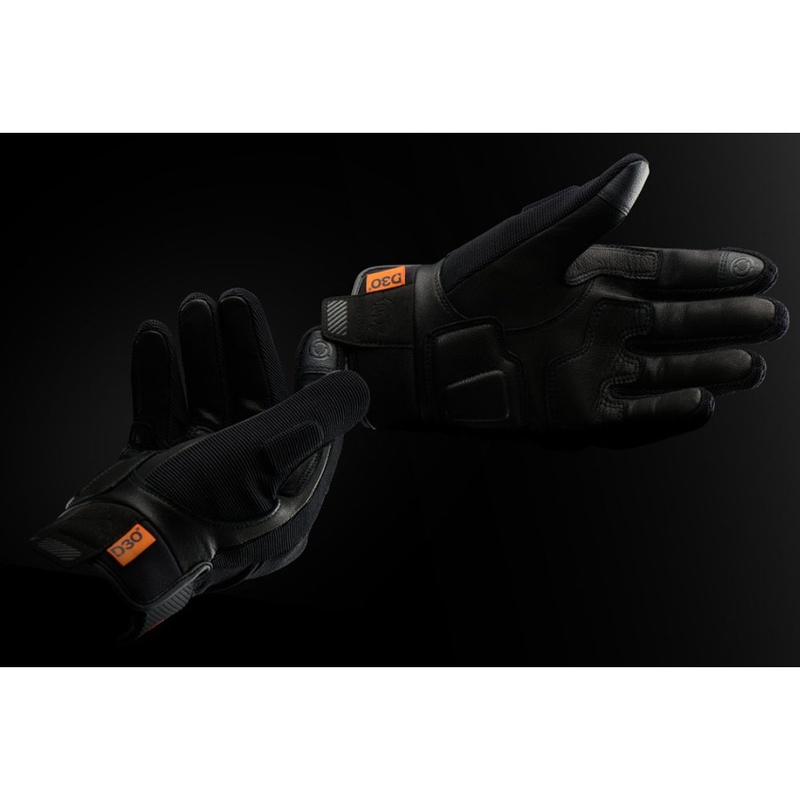 Gants de moto Furygan Jet D3O Evo noir-vert