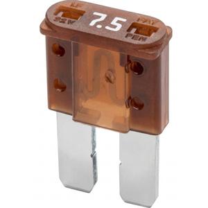 Fusible plat MIKRO II 7,5 A 10 pièces.
