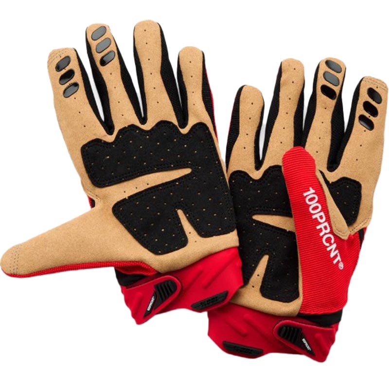 Gants de motocross 100% Airmatic 2 rouge-noir
