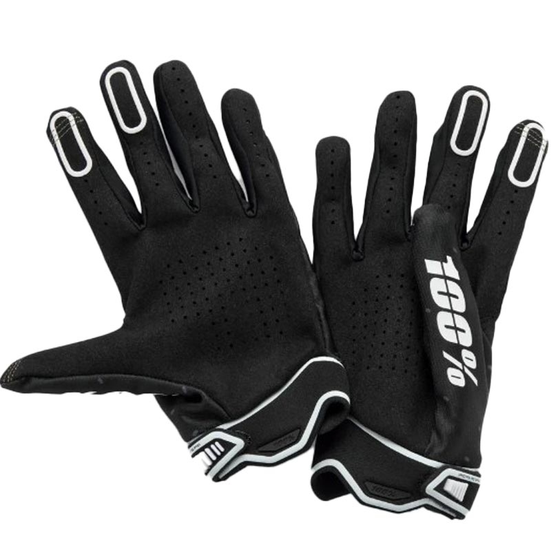 Gants de motocross 100% Ridefit noirs