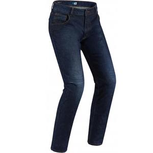 Jeans moto cropped PMJ Deux bleu foncé