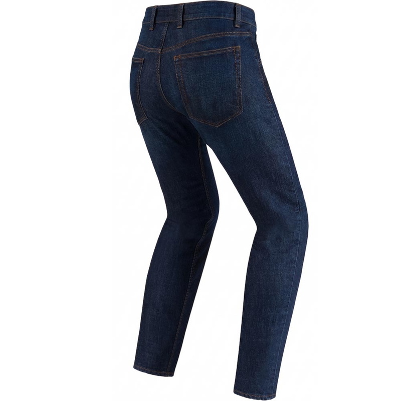 PMJ Deux Extended Motorcycle Jeans Dark Blue soldes